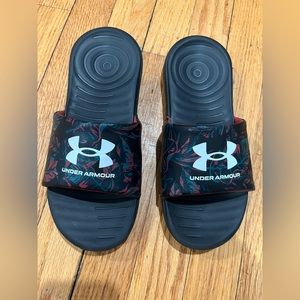 Boys Under Armour Slides